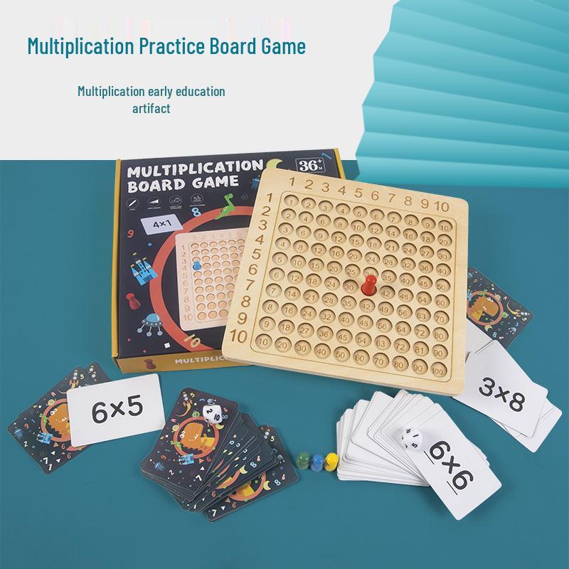 Kids Early Learning Multiplication Board: Educational Math Toy for Elementary Students
Kids Early Learning Multiplication Board: Educational Math Toy for Elementary Students