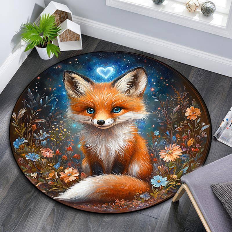 Magical Fox Round Area Rug,Carpet Rug for Living Room Bedroom Sofa Playroom Decor,Non-slip Floor Mat 80cmx80cm
Magical Fox Round Area Rug,Carpet Rug for Living Room Bedroom Sofa Playroom Decor,Non-slip Floor Mat 80cmx80cm