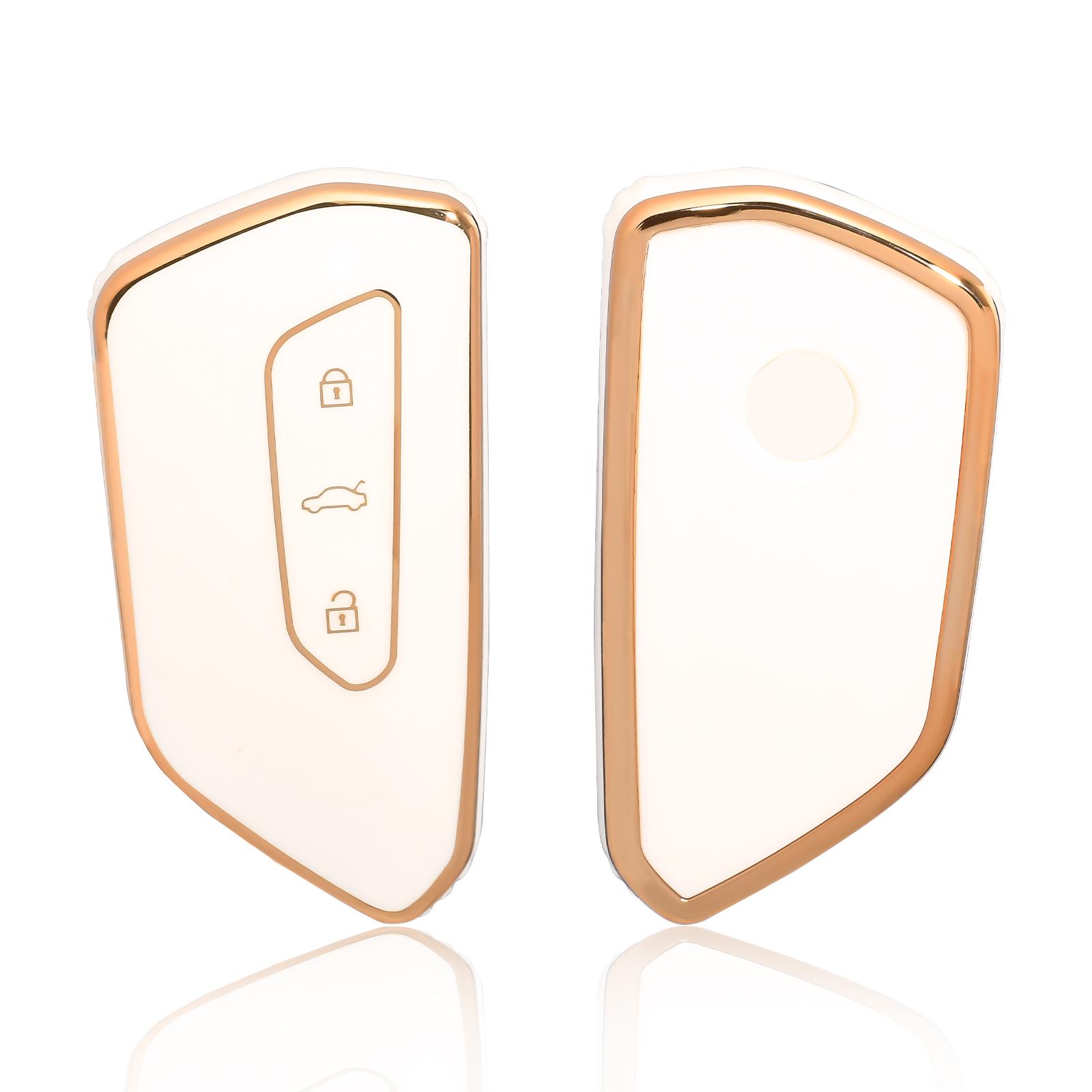 3 Buttons Car Key Case Fob Cover For VW Volkswagen Golf 8 Mk8 MK4 2020 2021 GTI GTD R ID3 ID4 MK4 Skoda Cupra Formentor Tarraco біле золото кольору
3 Buttons Car Key Case Fob Cover For VW Volkswagen Golf 8 Mk8 MK4 2020 2021 GTI GTD R ID3 ID4 MK4 Skoda Cupra Formentor Tarraco біле золото кольору