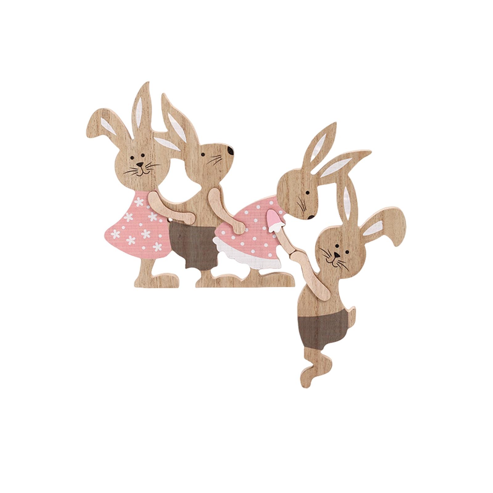 Hand-in-Hand Wooden Bunny Ornament, Tabletop Bunny Teeter Totter Decor, Rabbits Decor Gift For Home,Offices,Easter Decorations One Size
Hand-in-Hand Wooden Bunny Ornament, Tabletop Bunny Teeter Totter Decor, Rabbits Decor Gift For Home,Offices,Easter Decorations One Size