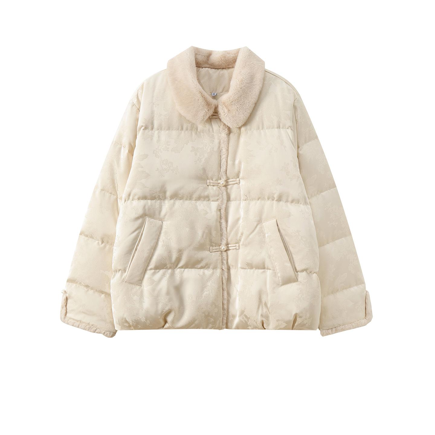 Women s new large size Chinese style jacquard white duck down windproof lightweight fluffy warm loose high quality fabric leisure sports down jacket 4XL абрикосовий
Women s new large size Chinese style jacquard white duck down windproof lightweight fluffy warm loose high quality fabric leisure sports down jacket 4XL абрикосовий