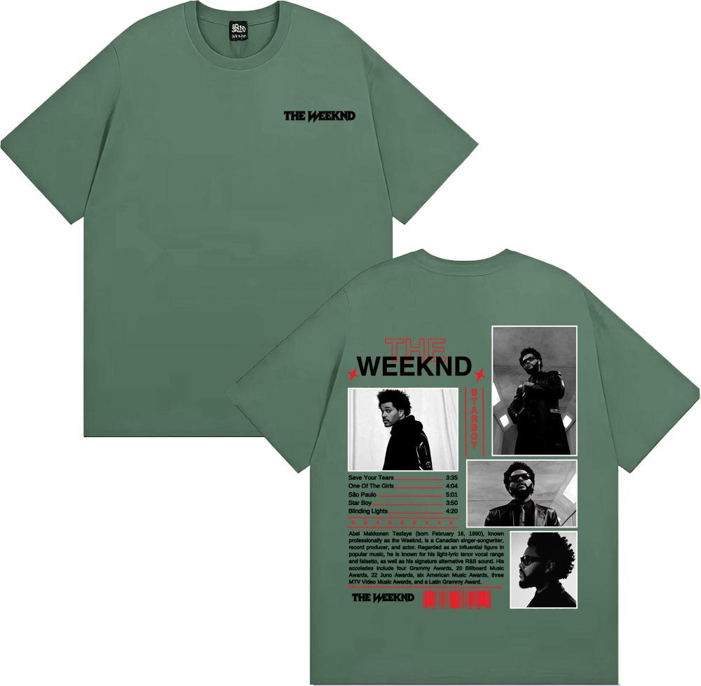 Rapper The Weeknd Starboy Album Cover T Shirt Unisexs Clothing Harajuku Punk Hip Hop Tshirts Unisex 100 Cotton Short Sleeve Tshirt 4XL
Rapper The Weeknd Starboy Album Cover T Shirt Unisexs Clothing Harajuku Punk Hip Hop Tshirts Unisex 100 Cotton Short Sleeve Tshirt 4XL