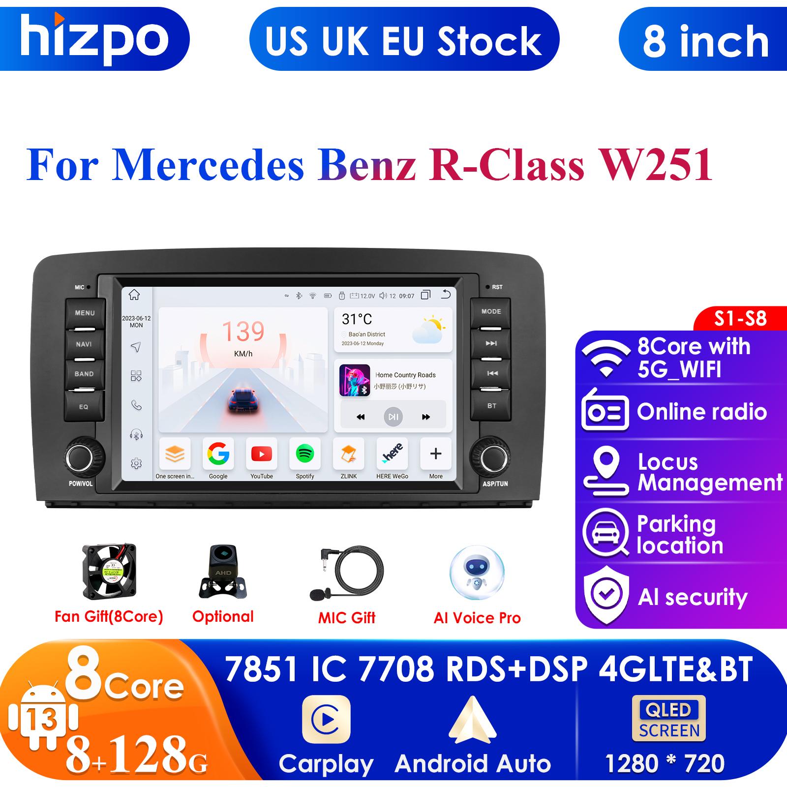 Hizpo 2Din Автомагнитола Android 13 для Mercedes Benz R-Class W251 R300 R280 R320 2005-2017 Мультимедийный Видеоплеер Навигация Интеллектуальный RDS GPS Carplay P1 4Core 1G 32G
Hizpo 2Din Автомагнитола Android 13 для Mercedes Benz R-Class W251 R300 R280 R320 2005-2017 Мультимедийный Видеоплеер Навигация Интеллектуальный RDS GPS Carplay P1 4Core 1G 32G