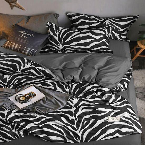 Підодіяльник Saint Belisama Zebra з простирадлами на резинці, одинарна зебра, чорно-біла
Підодіяльник Saint Belisama Zebra з простирадлами на резинці, одинарна зебра, чорно-біла