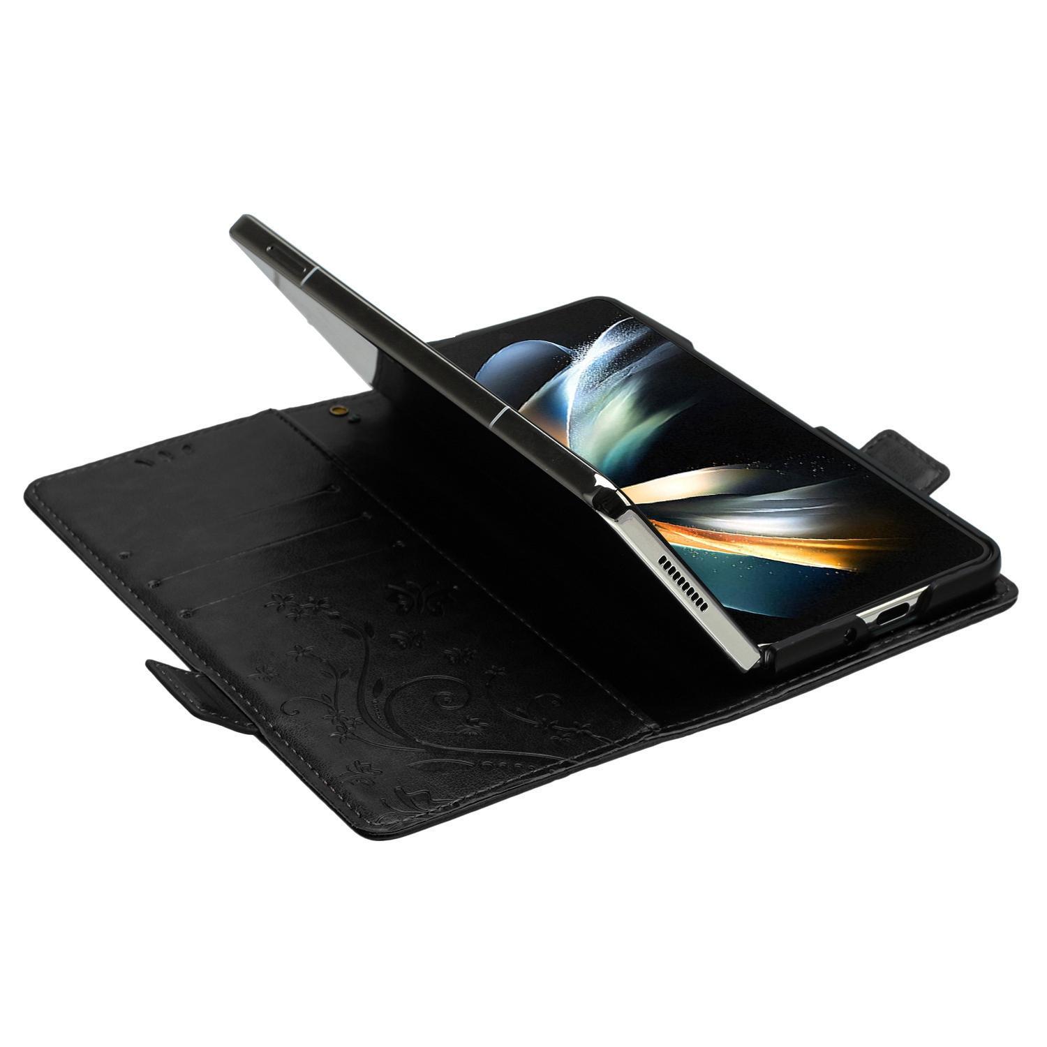 For Samsung Galaxy Z Fold4 5G PU Leather Wallet Case Imprinting Flower Butterflies Magnetic Closure Book Stand Folio Phone Cover Black
For Samsung Galaxy Z Fold4 5G PU Leather Wallet Case Imprinting Flower Butterflies Magnetic Closure Book Stand Folio Phone Cover Black