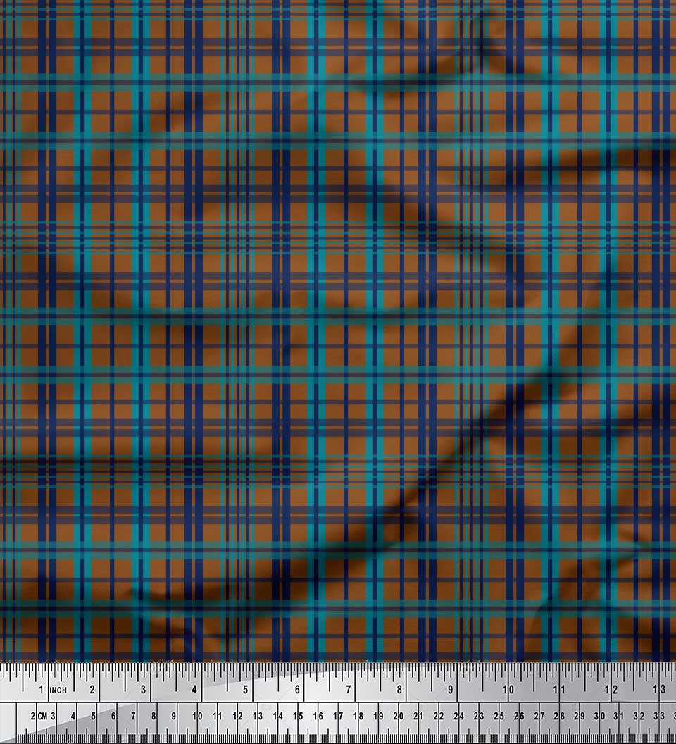 Тканина Soimoi Blue Japan Crepe Satin Тканина в клітинку з принтом на метри 42 дюйма 42 Inch Wide - Poly Crepe коричневий
Тканина Soimoi Blue Japan Crepe Satin Тканина в клітинку з принтом на метри 42 дюйма 42 Inch Wide - Poly Crepe коричневий