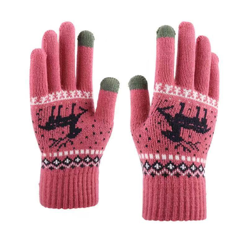 Women s Cute Korean Style Warm Touch Screen Gloves - Velvet-Plus, Thickened, Cold-Proof, Five-Finger Design for Autumn/Winter рожевий червоний колір
Women s Cute Korean Style Warm Touch Screen Gloves - Velvet-Plus, Thickened, Cold-Proof, Five-Finger Design for Autumn/Winter рожевий червоний колір