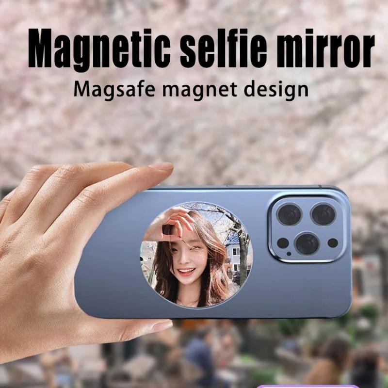 Магнитное зеркало MagSafe для задней камеры телефона для селфи и влогов, HD-фото, вспомогательная камера, выпуклое зеркало для iPhone, Samsung, аксессуары для фотосъемки
Магнитное зеркало MagSafe для задней камеры телефона для селфи и влогов, HD-фото, вспомогательная камера, выпуклое зеркало для iPhone, Samsung, аксессуары для фотосъемки