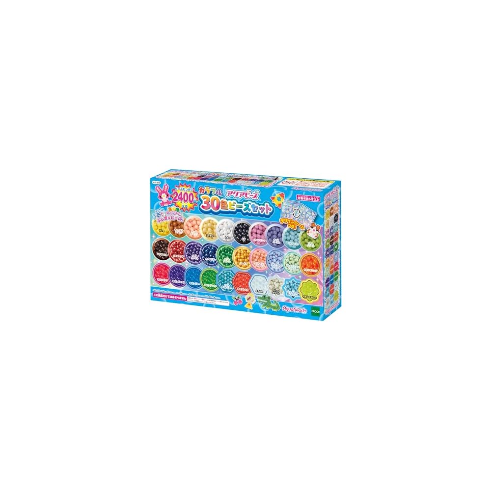 EPOCH Aquabeads Colorful 30-Piece Bead Set ST Mark Certified for Ages 6+ Water-Activated Craft Toy
EPOCH Aquabeads Colorful 30-Piece Bead Set ST Mark Certified for Ages 6+ Water-Activated Craft Toy