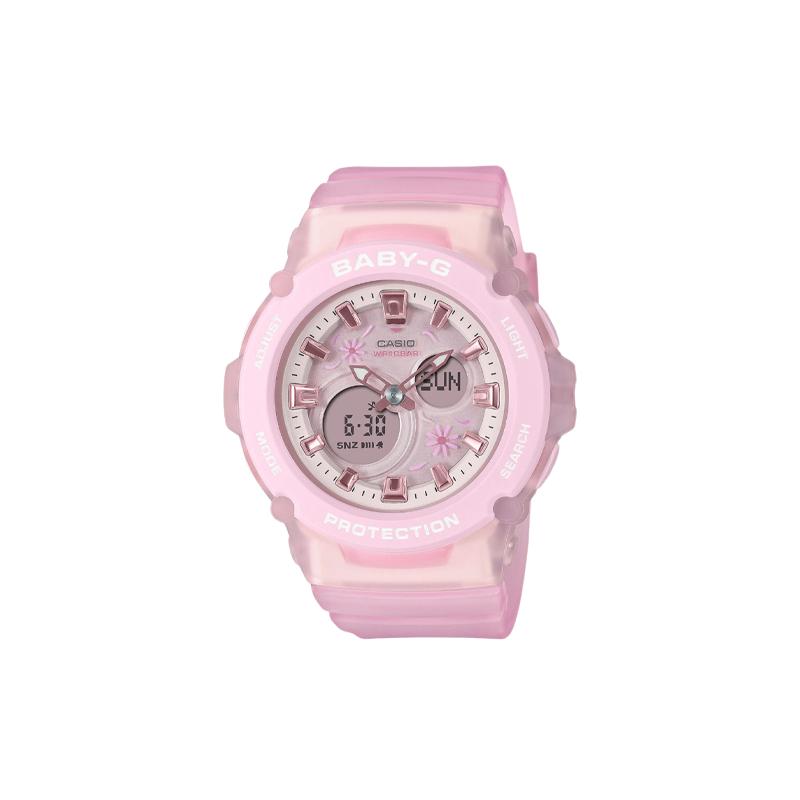 Casio BABY-G G-SHOCK Series Casual Fashion Quartz Movement Resin Strap Japanese and Korean Watch Women s Watch Pink Dial BGA-270FL-4A розовый
Casio BABY-G G-SHOCK Series Casual Fashion Quartz Movement Resin Strap Japanese and Korean Watch Women s Watch Pink Dial BGA-270FL-4A розовый
