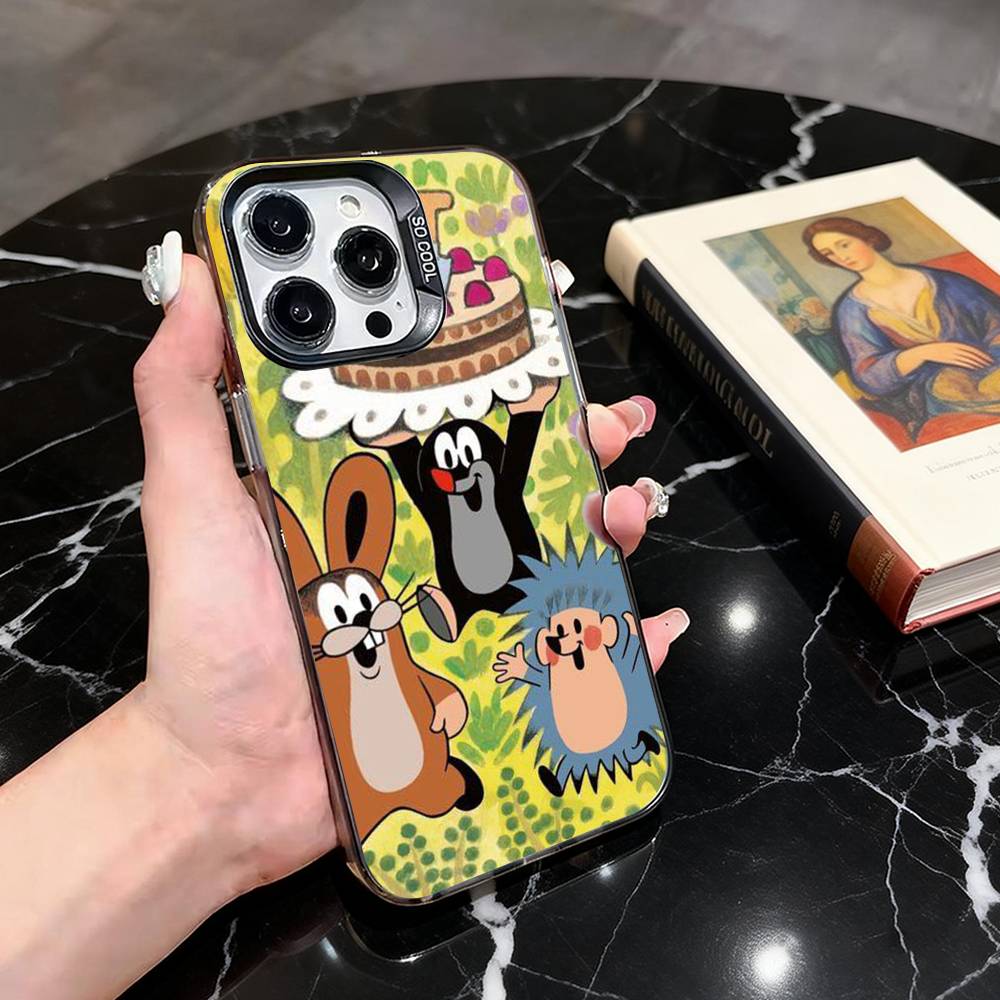 Cartoon Littles Mole Phone Case For iPhone 17,16,15,14,13,12,11 Plus,Pro Max,XS,Colorful Silver Phone case Funda Cover iPhone17air
Cartoon Littles Mole Phone Case For iPhone 17,16,15,14,13,12,11 Plus,Pro Max,XS,Colorful Silver Phone case Funda Cover iPhone17air