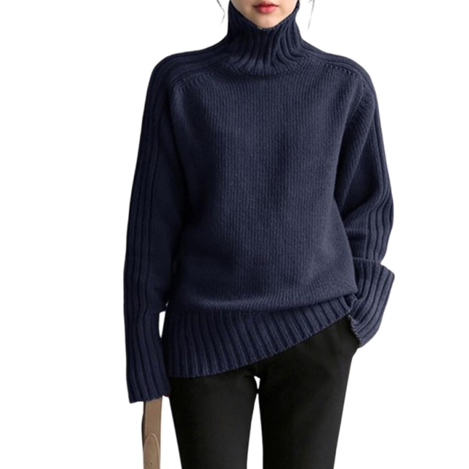 HuuMeNEIDOO Knit High Long Solid Loose Perfect for and Winter Women s Sweater, Neck, Sleeve, Color, Pullover, Fit, Flattering, Stylish, Slimming,
HuuMeNEIDOO Knit High Long Solid Loose Perfect for and Winter Women s Sweater, Neck, Sleeve, Color, Pullover, Fit, Flattering, Stylish, Slimming,