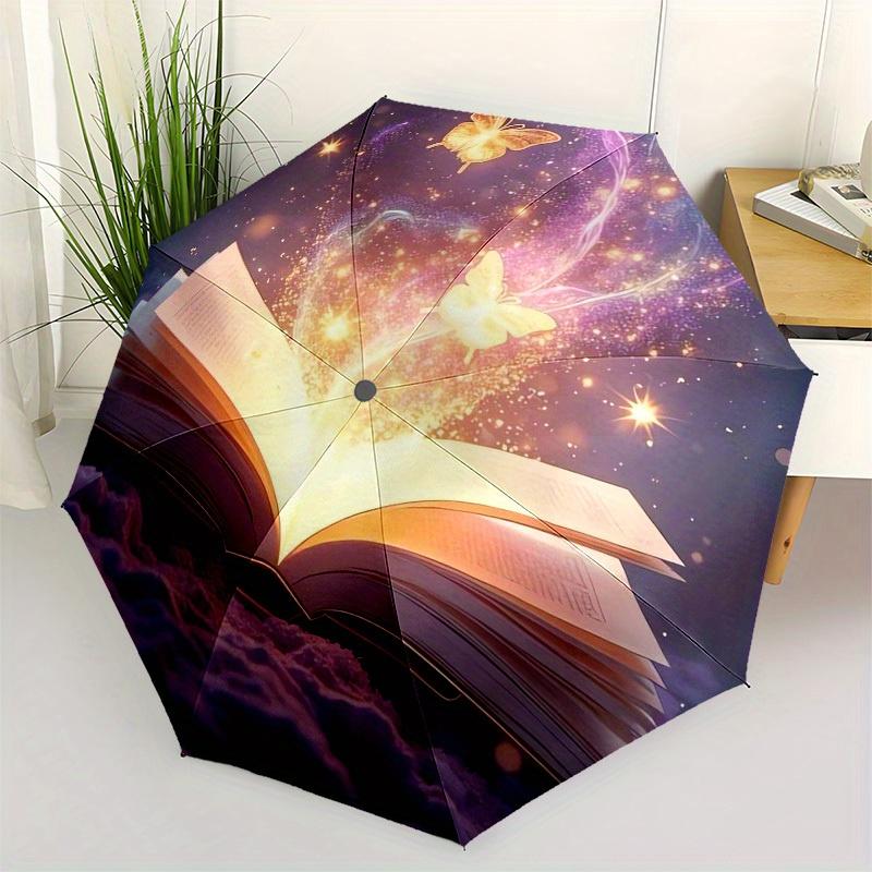1pc Magical Book Illumination Umbrella with Plastic Handle,Suitable for All Seasons Home Travel Outdoor UmbrellaM1279
1pc Magical Book Illumination Umbrella with Plastic Handle,Suitable for All Seasons Home Travel Outdoor UmbrellaM1279