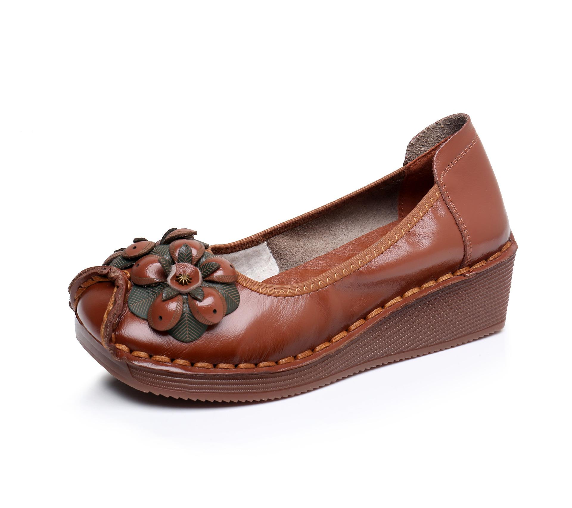 2024 Осінні жіночі лофери Натуральна шкіра Плоскі підбори Квіти Круглий носок М’яке однотонне взуття Жіноче взуття на платформі Zapatos De Mujer CN 41
2024 Осінні жіночі лофери Натуральна шкіра Плоскі підбори Квіти Круглий носок М’яке однотонне взуття Жіноче взуття на платформі Zapatos De Mujer CN 41