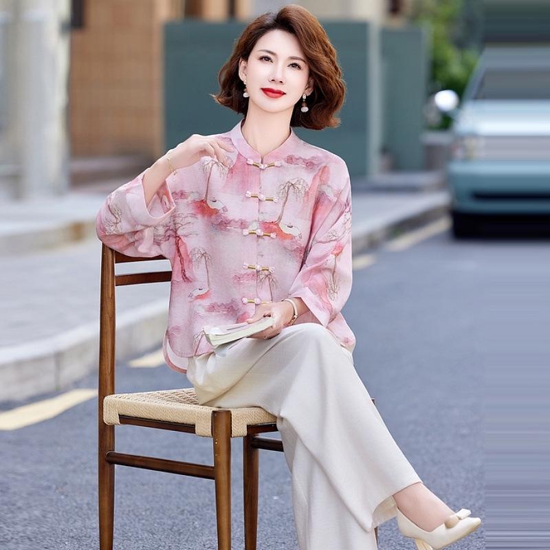 Elegant Summer Outfit Set 2026: Middle-aged Women s Two-Piece Jacket and Top XL (recommended 80-95 jin)
Elegant Summer Outfit Set 2026: Middle-aged Women s Two-Piece Jacket and Top XL (recommended 80-95 jin)