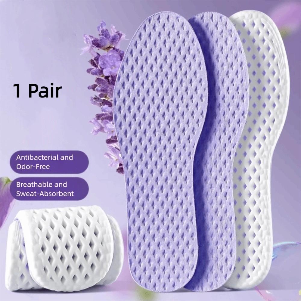 Comfortable Shock Absorption Mesh Breathable Insoles Sweat Absorb Memory Foam Cool Insole High-elasticity Memory Foam Shoes Pads 1.5 фиолетовый
Comfortable Shock Absorption Mesh Breathable Insoles Sweat Absorb Memory Foam Cool Insole High-elasticity Memory Foam Shoes Pads 1.5 фиолетовый
