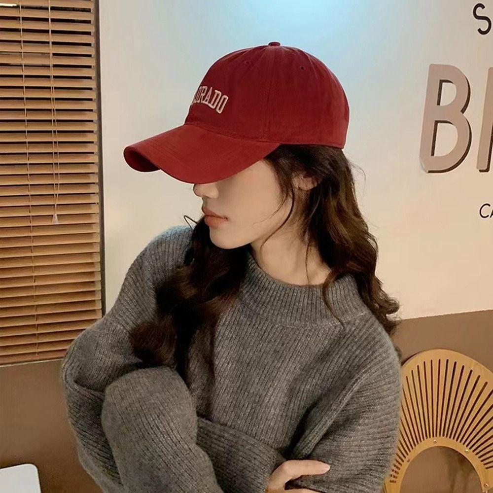 Letters Apparel Accessories Cotton Korean Style Sun Visor Women Baseball Cap Adjustable Peaked Cap вино красного
Letters Apparel Accessories Cotton Korean Style Sun Visor Women Baseball Cap Adjustable Peaked Cap вино красного