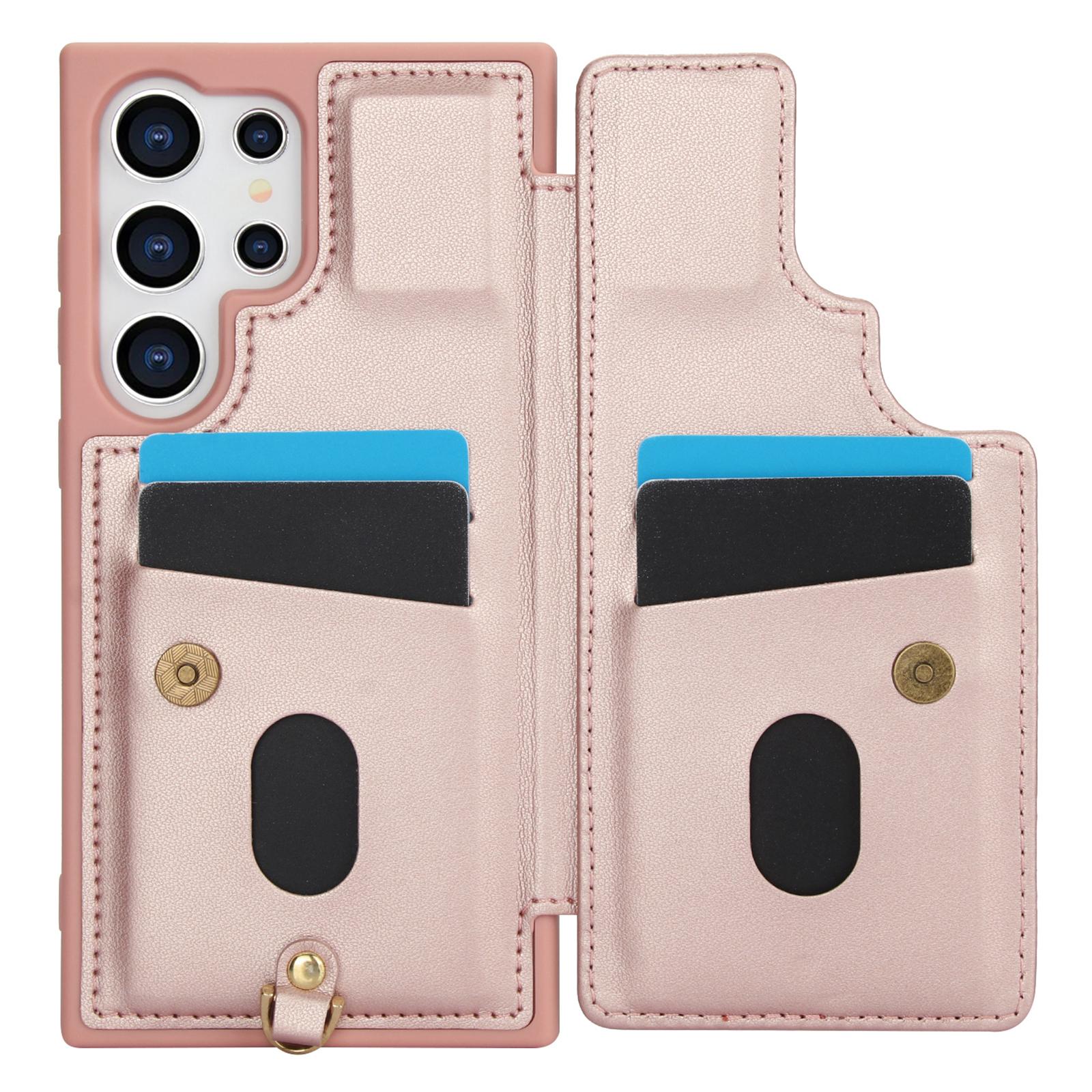 SY-001 For Samsung Galaxy S24 Ultra Case Kickstand Leather+TPU Crossbody Phone Cover Pink
SY-001 For Samsung Galaxy S24 Ultra Case Kickstand Leather+TPU Crossbody Phone Cover Pink