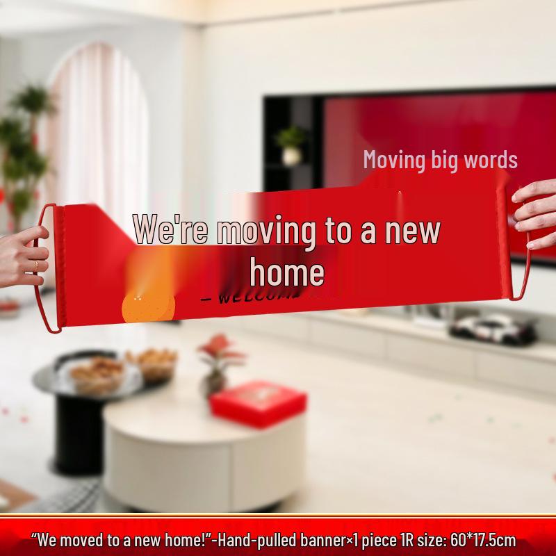 Housewarming Handheld Pull Flag Banner Decoration and Photo Prop Collection
Housewarming Handheld Pull Flag Banner Decoration and Photo Prop Collection