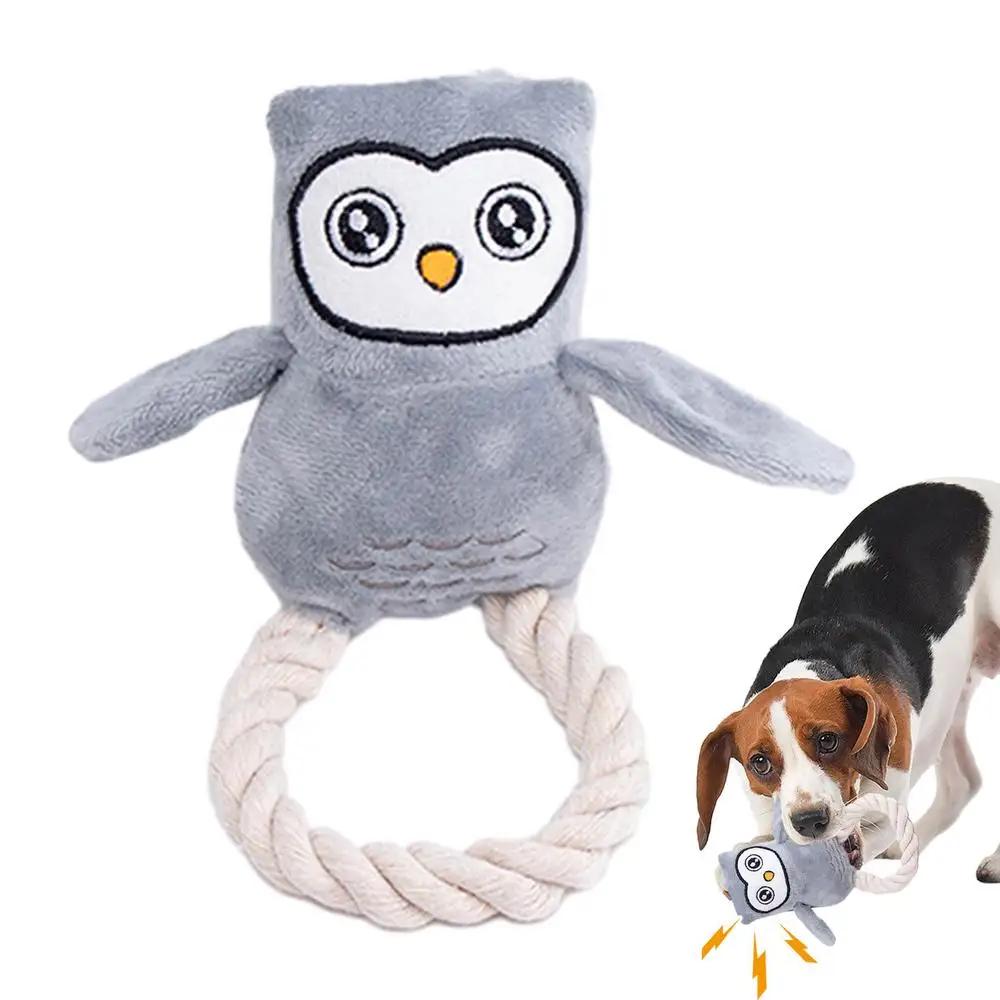Плюшевая пищалка для собак, игрушка из хлопковой веревки в виде совы, устойчивая к жеванию игрушка для собак, игрушка для саморазвлечения питомца, интерактивная креативная игрушка серый
Плюшевая пищалка для собак, игрушка из хлопковой веревки в виде совы, устойчивая к жеванию игрушка для собак, игрушка для саморазвлечения питомца, интерактивная креативная игрушка серый