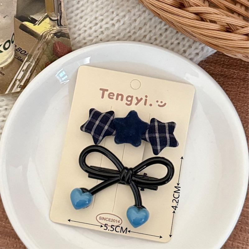 1Pcs Vintage Plaid Heart Hair Accessories Set Cute Bow Decor Women Girls Daily Casual Party Hair Decoration Fashion Hair Clips
1Pcs Vintage Plaid Heart Hair Accessories Set Cute Bow Decor Women Girls Daily Casual Party Hair Decoration Fashion Hair Clips