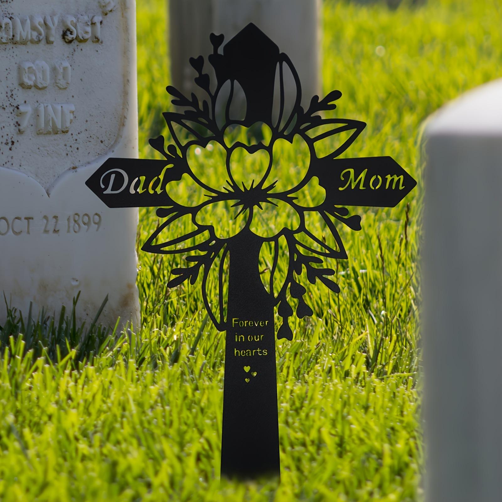 Cemetery Cross Iron Art Outdoor Plaque Decoration Ground Insertion One Size чёрный
Cemetery Cross Iron Art Outdoor Plaque Decoration Ground Insertion One Size чёрный