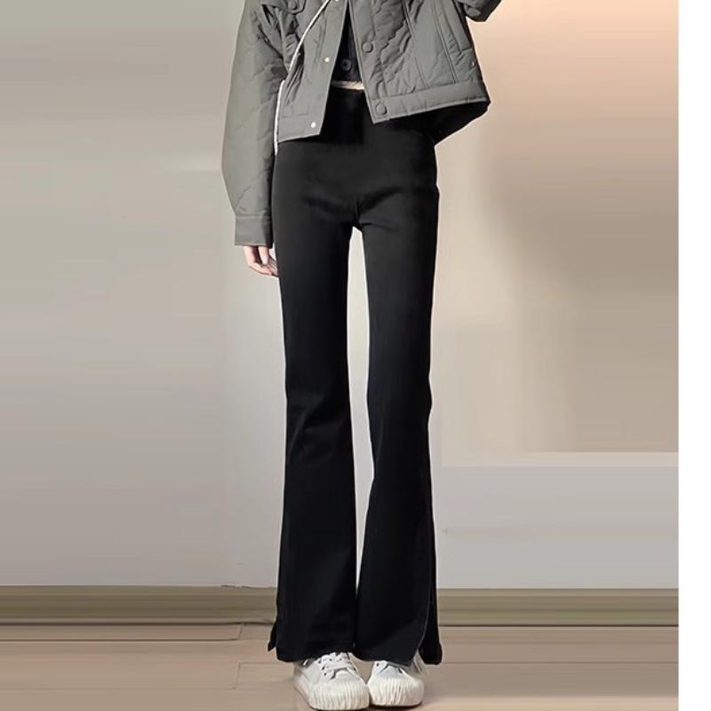 Новые черные брюки клеш для женщин на весну и лето, с высокой талией, облегающие, маленький американский костюм, расклешенные брюки-подковы для женщин XXL
Новые черные брюки клеш для женщин на весну и лето, с высокой талией, облегающие, маленький американский костюм, расклешенные брюки-подковы для женщин XXL