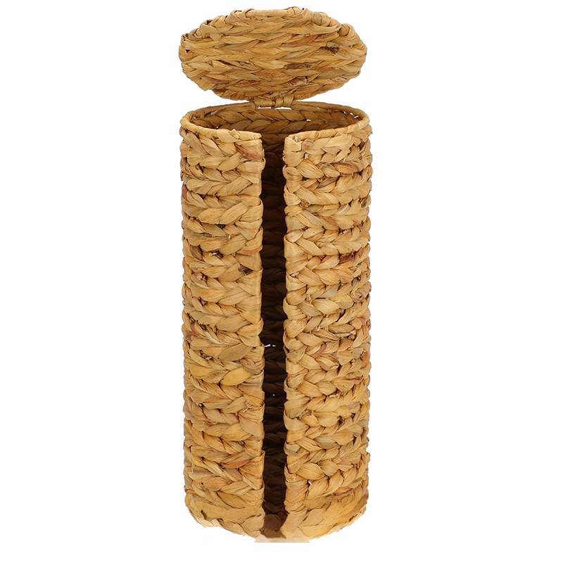 Woven Toilet Paper Storage Basket With Lid For Bathroom Organization
Woven Toilet Paper Storage Basket With Lid For Bathroom Organization