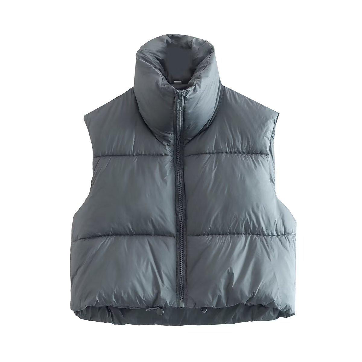 European and American Style Women s Two-Tone 9-Color Stand-Up Collar Vest M
European and American Style Women s Two-Tone 9-Color Stand-Up Collar Vest M