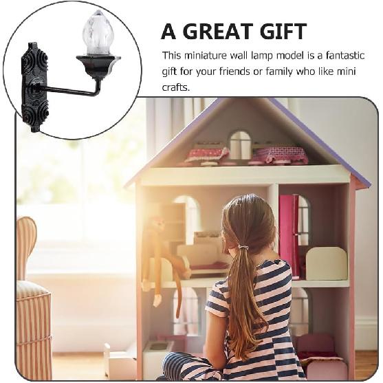 Housoutil 5 шт. Миниатюрный настенный светильник для кукольного домика, Светодиодные настенные бра для кукольного домика, Мини-декоративный светильник, Декоративные уличные настенные светильники, Игрушка для освещения песочного стола для 1.5X2.5CM чёрный
Housoutil 5 шт. Миниатюрный настенный светильник для кукольного домика, Светодиодные настенные бра для кукольного домика, Мини-декоративный светильник, Декоративные уличные настенные светильники, Игрушка для освещения песочного стола для 1.5X2.5CM чёрный