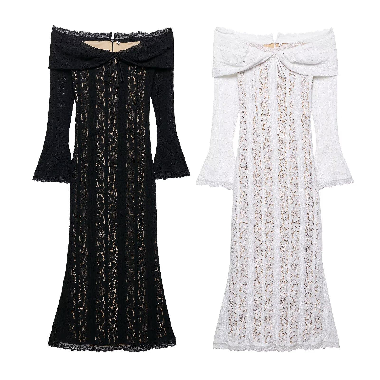 2025 Summer Street Fashion Lace Bandeau Dress - European & American Style Extra Small чорний
2025 Summer Street Fashion Lace Bandeau Dress - European & American Style Extra Small чорний