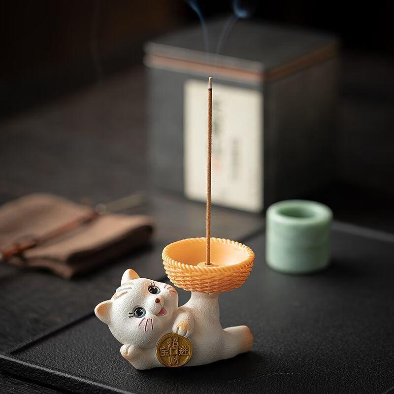 Set of 2 Cute Kitten Resin Incense Burners
Set of 2 Cute Kitten Resin Incense Burners