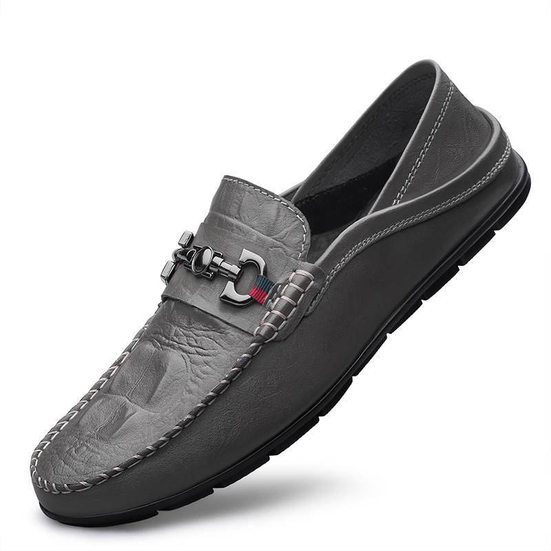 Мужская обувь из натуральной кожи, лоферы, удобная повседневная мужская обувь для вождения, мокасины, мужская обувь на плоской подошве 47 серый
Мужская обувь из натуральной кожи, лоферы, удобная повседневная мужская обувь для вождения, мокасины, мужская обувь на плоской подошве 47 серый