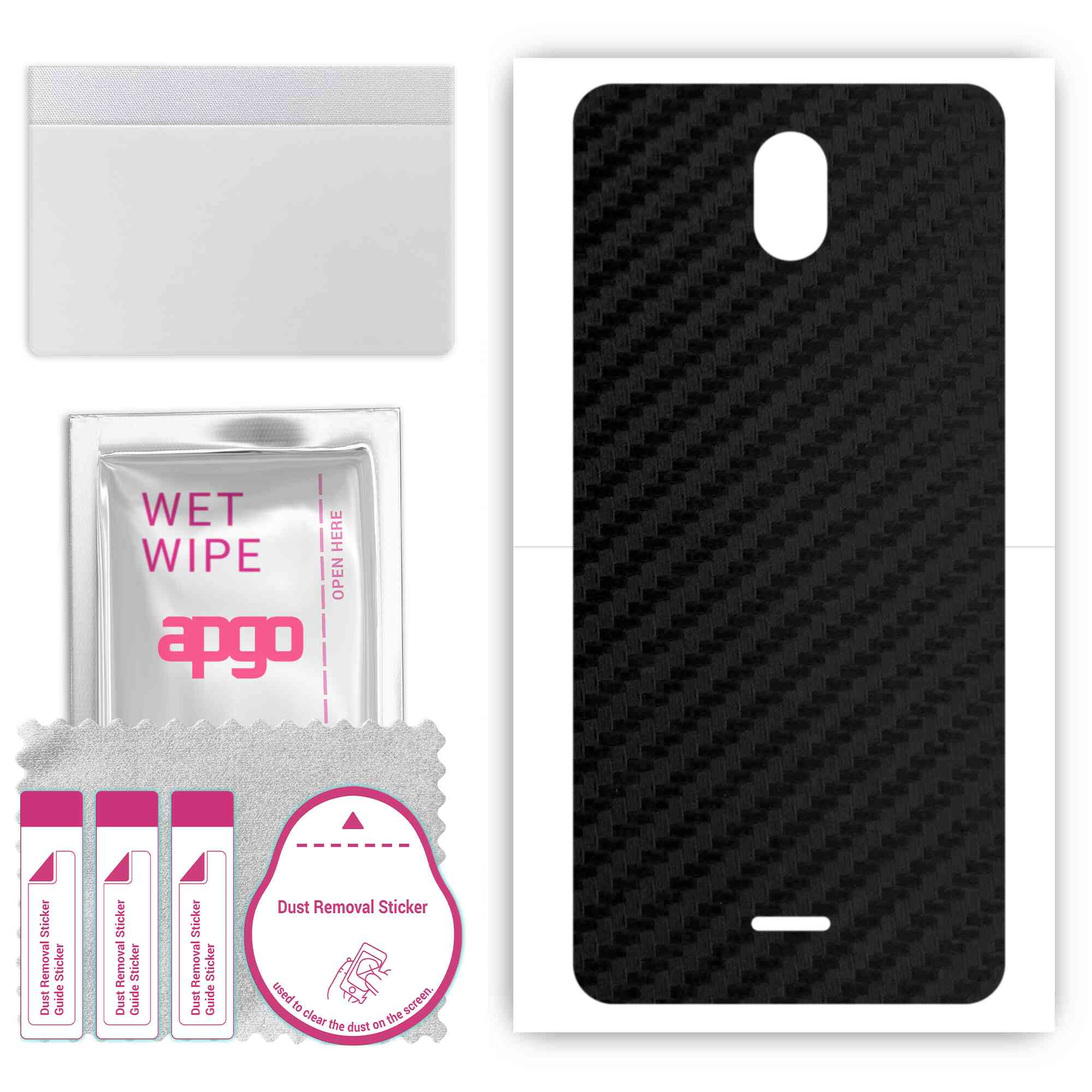 apgo Protective Skin Sticker for the back compatible with Nokia C100, Wrap Film, Foil, Vinyl - Pattern Carbon Black
apgo Protective Skin Sticker for the back compatible with Nokia C100, Wrap Film, Foil, Vinyl - Pattern Carbon Black