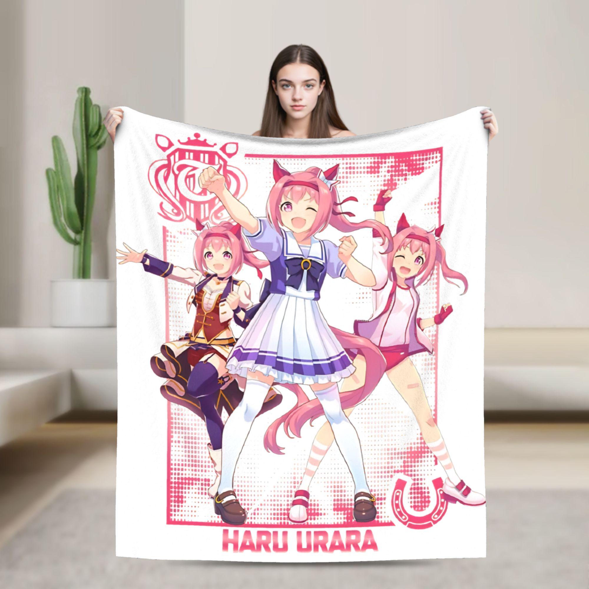 Haru Urara Aime Flannel Throw Blanket The Shining Star of Losers Everywhere Blankets for Bedding Car Lightweight Thin Bed Rug 75x90cm
Haru Urara Aime Flannel Throw Blanket The Shining Star of Losers Everywhere Blankets for Bedding Car Lightweight Thin Bed Rug 75x90cm