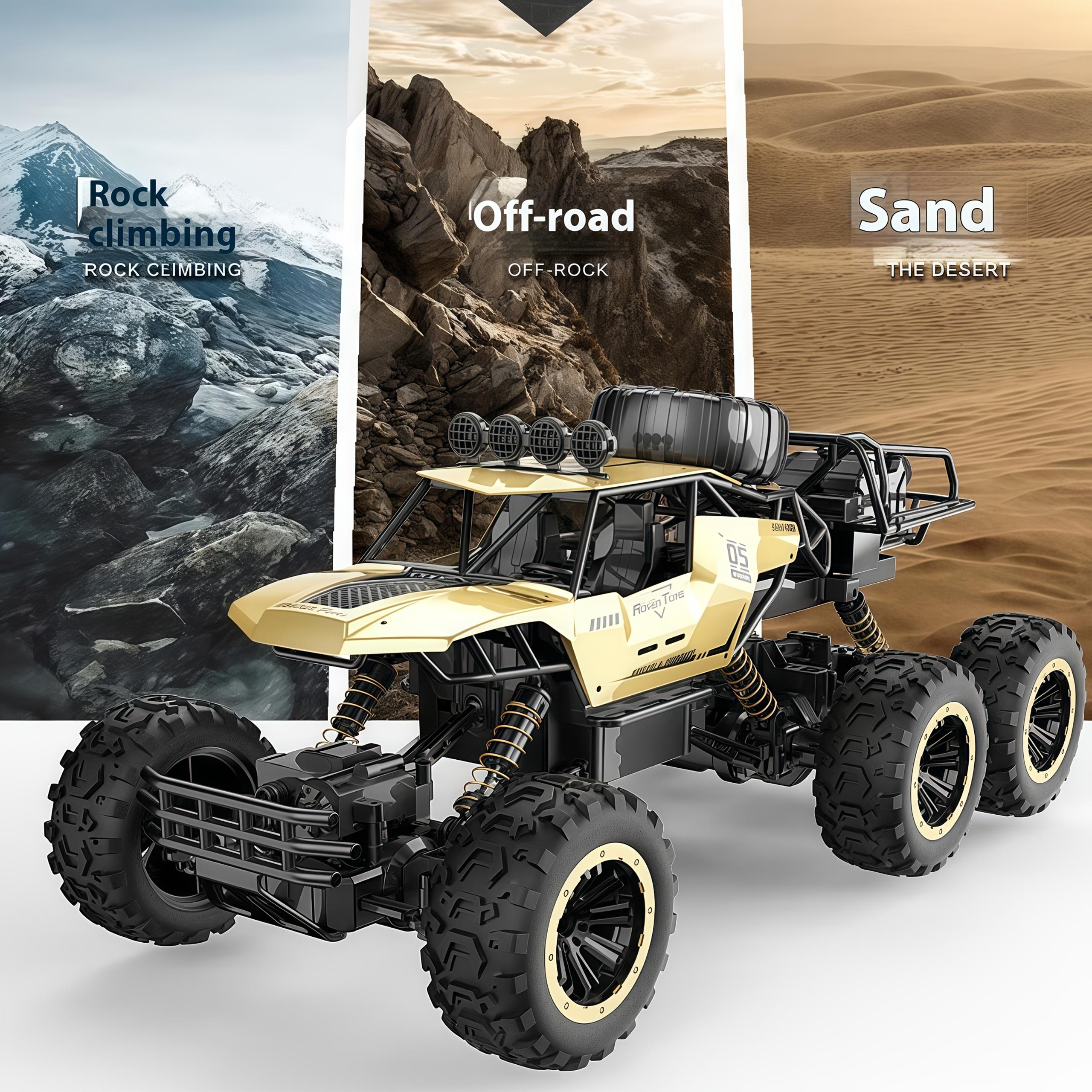 Сплавной радиоуправляемый внедорожник с мигающими огнями, АБС внедорожный автомобиль с дистанционным управлением, Высокоскоростной шестиколесный привод, Трюковой внедорожник, Перезаряжаемый аккумулятор золотой
Сплавной радиоуправляемый внедорожник с мигающими огнями, АБС внедорожный автомобиль с дистанционным управлением, Высокоскоростной шестиколесный привод, Трюковой внедорожник, Перезаряжаемый аккумулятор золотой