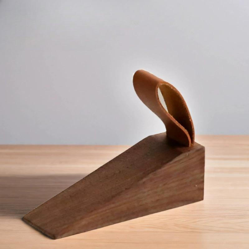 Solid Wood Door Stopper Heightened Creative Anti-Slam Door Wedge for Bedroom Movable Over-the-Top Wooden Anti-Collision Door Bumper 3.5*3.5*11cm
Solid Wood Door Stopper Heightened Creative Anti-Slam Door Wedge for Bedroom Movable Over-the-Top Wooden Anti-Collision Door Bumper 3.5*3.5*11cm