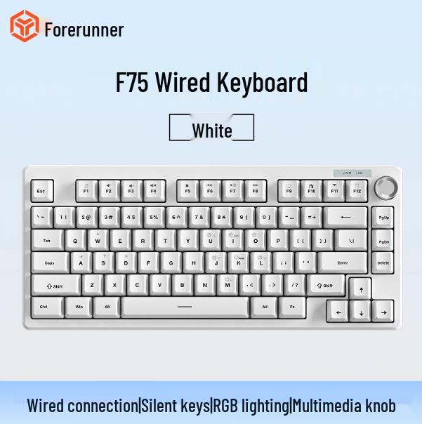 Forwarder F75 Тиха Бездротова Bluetooth Клавіатура Механічного Відчуття з Бічним Гравіюванням для Офісу та Ігор
Forwarder F75 Тиха Бездротова Bluetooth Клавіатура Механічного Відчуття з Бічним Гравіюванням для Офісу та Ігор