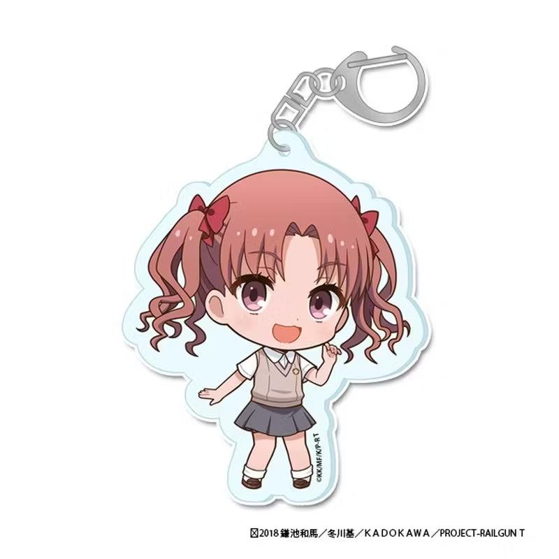 A Certain Scientific Railgun Acrylic Pendant Keychains Mikoto Misaka Accessories Car Key Chain Key Ring Phone Bag Jewelry Gifts 6 cm
A Certain Scientific Railgun Acrylic Pendant Keychains Mikoto Misaka Accessories Car Key Chain Key Ring Phone Bag Jewelry Gifts 6 cm