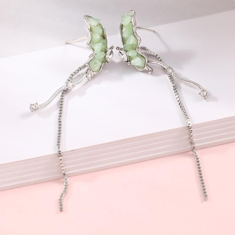 Exquisite Blue Crystal Butterfly Fringed Earrings Women S High-End Sense New Seaside Vacation Temperament Earrings Earrings Pendant Earrings
Exquisite Blue Crystal Butterfly Fringed Earrings Women S High-End Sense New Seaside Vacation Temperament Earrings Earrings Pendant Earrings