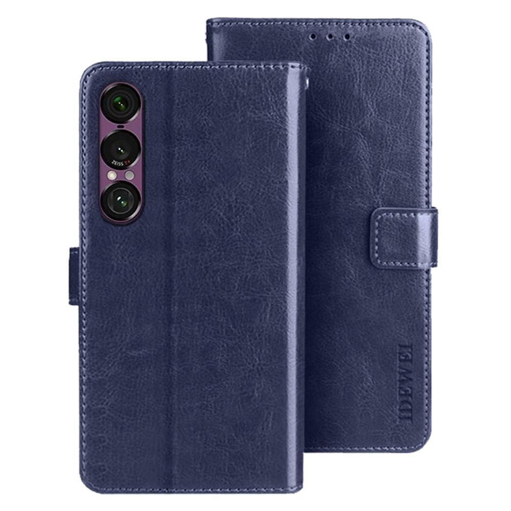 IDEWEI For Sony Xperia 1 VII Stand Case Crazy Horse Texture Leather Phone Cover Dark Blue
IDEWEI For Sony Xperia 1 VII Stand Case Crazy Horse Texture Leather Phone Cover Dark Blue