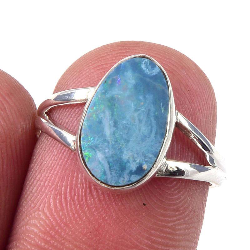 Кольцо из стерлингового серебра 925 пробы с натуральным австралийским опалом S.6 u6O80
Кольцо из стерлингового серебра 925 пробы с натуральным австралийским опалом S.6 u6O80