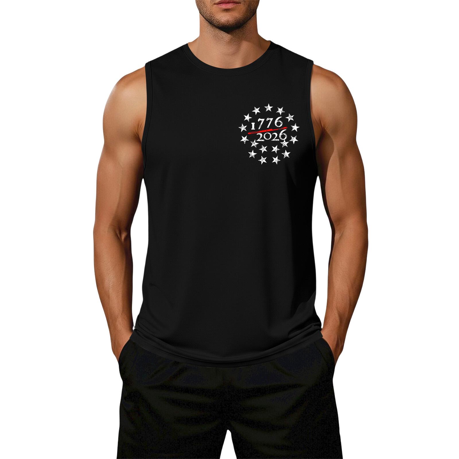 Men s Loose Fit Casual Sleeveless Top Flag Print Graphic 250 Years Semiquincentennial We The People Patriotic Design Summer Shirt L чёрный
Men s Loose Fit Casual Sleeveless Top Flag Print Graphic 250 Years Semiquincentennial We The People Patriotic Design Summer Shirt L чёрный