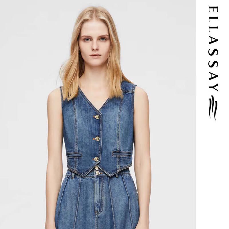 ELLASSAY Женский ретро джинсовый жилет M
ELLASSAY Женский ретро джинсовый жилет M