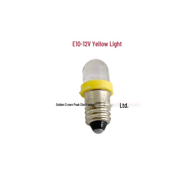 E10 LED Indicator Bulb: White, Blue, Green, Red, Yellow, Warm White for Experiments
E10 LED Indicator Bulb: White, Blue, Green, Red, Yellow, Warm White for Experiments