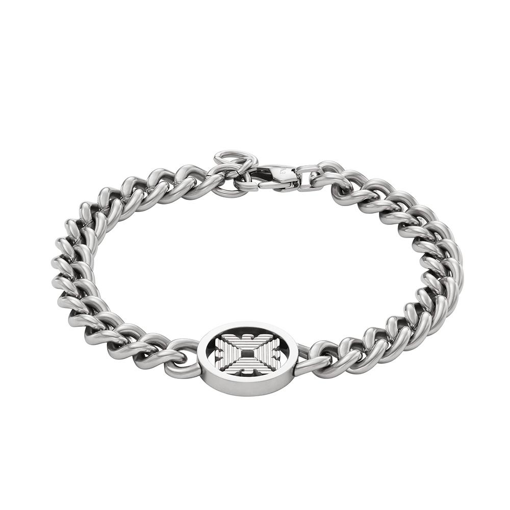 Emporio Armani Hollow Eagle Logo Cuban Chain Fashion Simple Trendy Street Style Stainless Steel Bracelet Men bracelet Silver EGS3041040 Shopping Bag
Emporio Armani Hollow Eagle Logo Cuban Chain Fashion Simple Trendy Street Style Stainless Steel Bracelet Men bracelet Silver EGS3041040 Shopping Bag