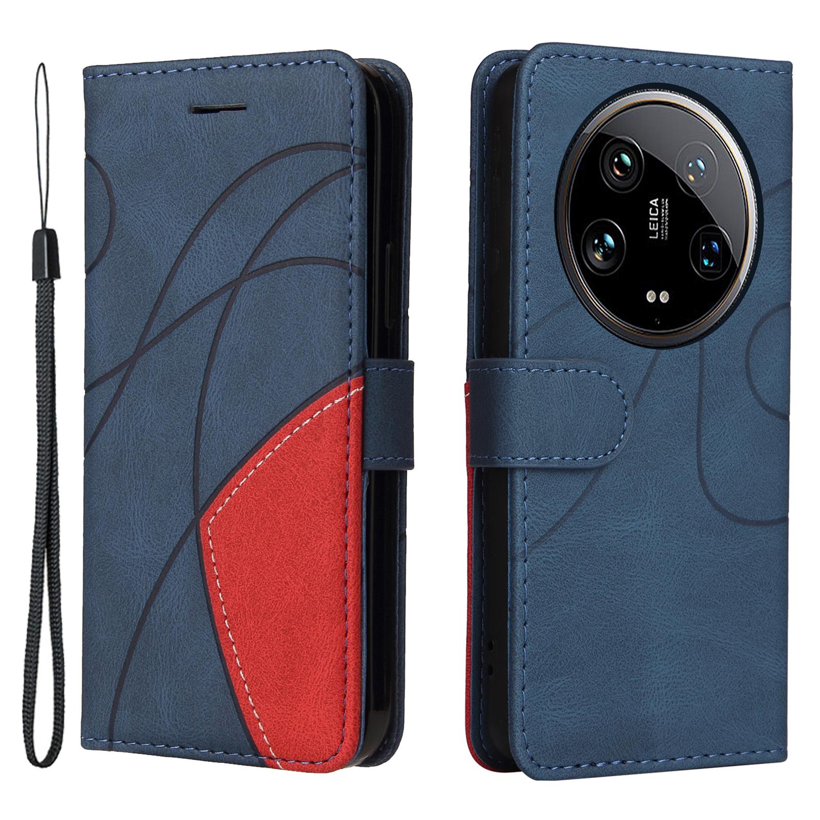 For Xiaomi 14 Ultra Leather Case Wallet Stand Color Splicing Phone Cover Blue
For Xiaomi 14 Ultra Leather Case Wallet Stand Color Splicing Phone Cover Blue