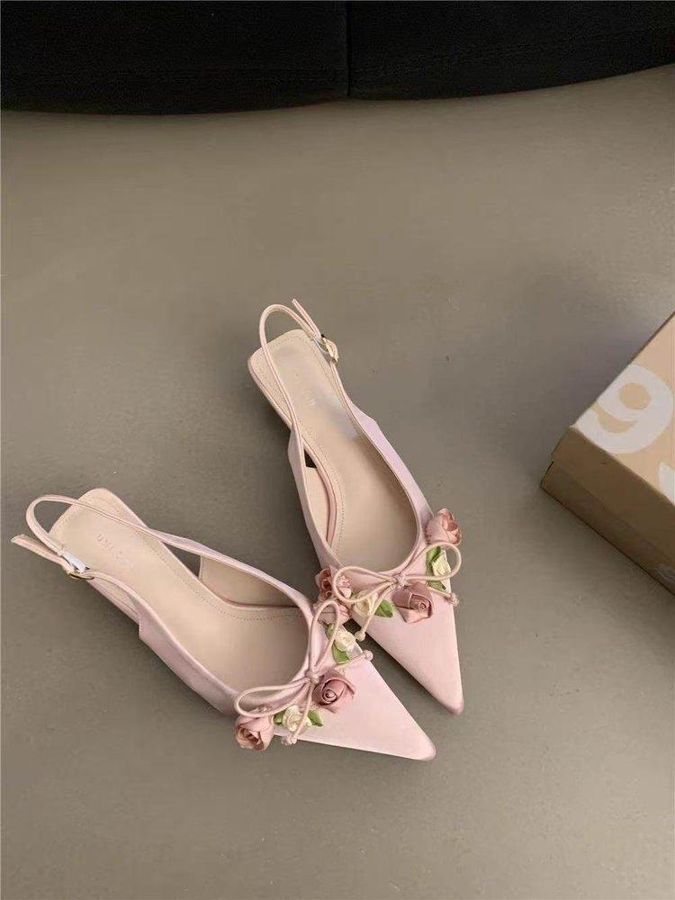 New Chinese High Heels French Baotou Sandals Women Spring and Summer White High Heel Sandals and Slippers Flower Single Shoes 35 розовый
New Chinese High Heels French Baotou Sandals Women Spring and Summer White High Heel Sandals and Slippers Flower Single Shoes 35 розовый