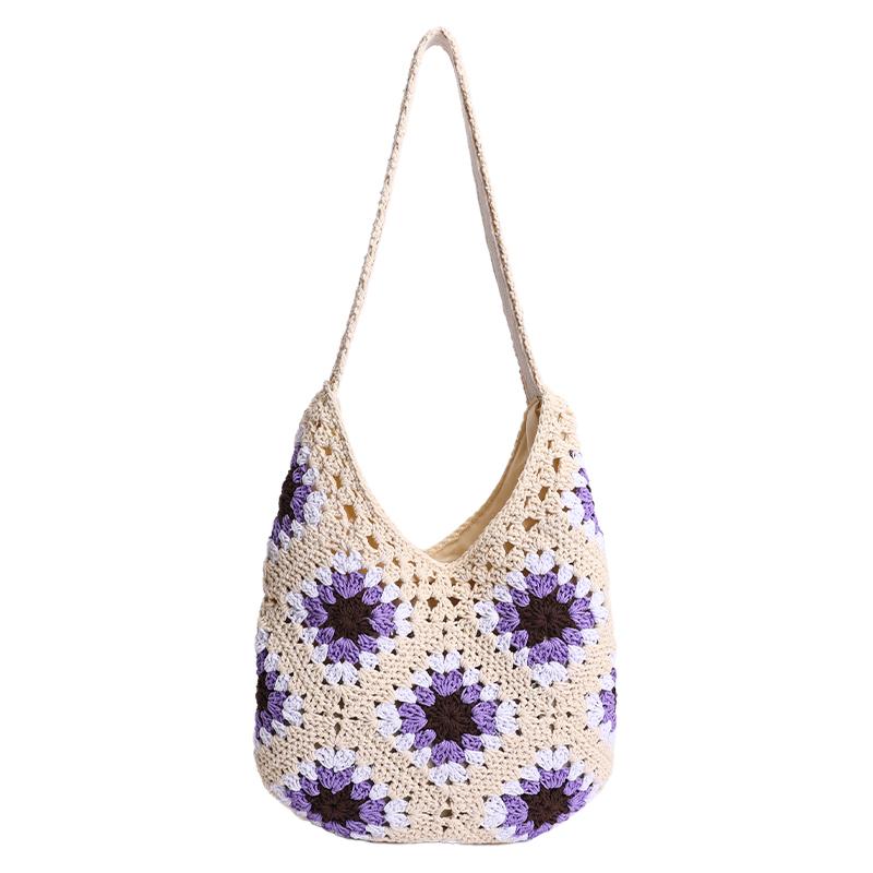 Summer Vintage Handmade Crochet Flower Hobo Bags Bohemian Knitted Tote Bags Fashi Soft Woven Underarm Shoulder Bag фиолетовый
Summer Vintage Handmade Crochet Flower Hobo Bags Bohemian Knitted Tote Bags Fashi Soft Woven Underarm Shoulder Bag фиолетовый