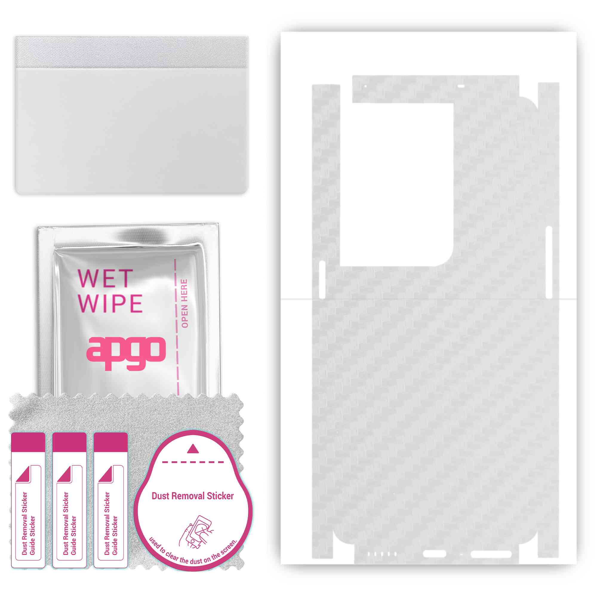 apgo Protective Skin Sticker for the back+sides compatible with Oppo Reno8 Pro 5G, Full Wrap Film, Foil, Vinyl - Pattern Transparent Carbon
apgo Protective Skin Sticker for the back+sides compatible with Oppo Reno8 Pro 5G, Full Wrap Film, Foil, Vinyl - Pattern Transparent Carbon